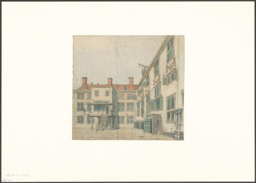 View of the Oudezijds Heerenlogement on the Grimburgwal