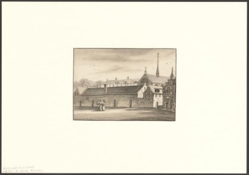 View of the Oudezijds Achterburgwal looking towards the Saint Cecilia Monastery