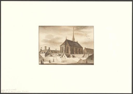 View of the Saint Margaret's Convent from the Oudezijds Achterburgwal