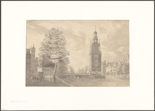 View of the Singel at the Jan Roodepoort Tower on the Torensluis