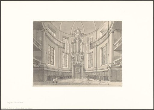 Interior of the Round Lutheran Church