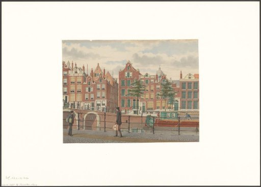 View of the Singel at the entrance of the Huiszittensteeg