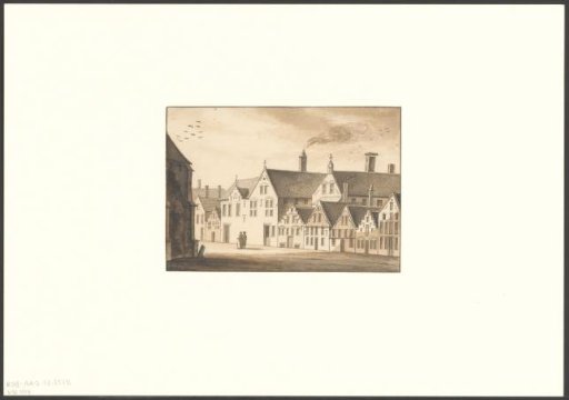 View of the Nieuwendijk with the Our Lady's Hospital and the Our Lady's Chapel
