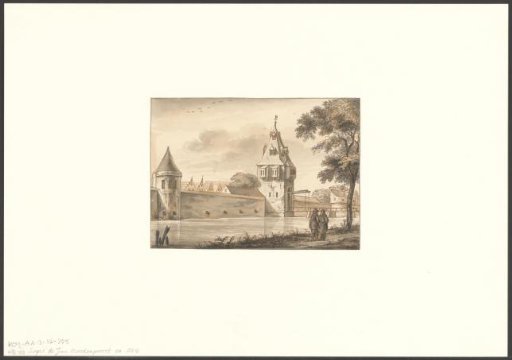 View of the Singel looking towards the Jan Roodenpoortstoren