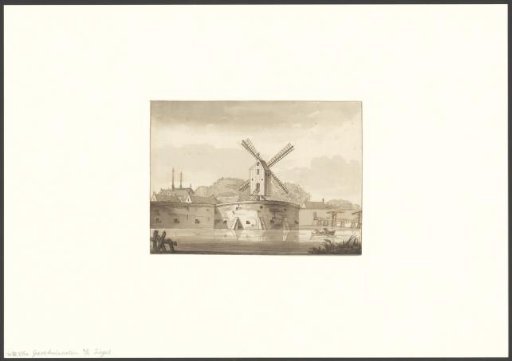 View of the Hospital Mill near the Singel