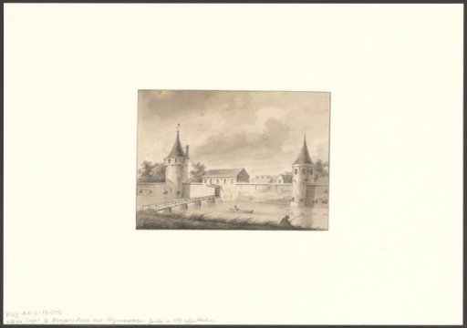 View of the Korsjespoort near the Singel