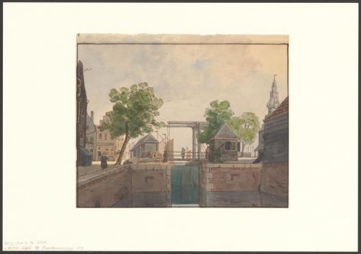 View of the Singel looking towards the Haarlemmersluis