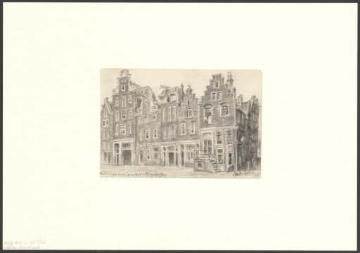View of the Spuistraat, Corner of the Vliegendesteeg