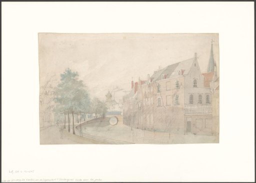 View of the Nieuwezijds Voorburgwal looking towards the Palace on the Dam