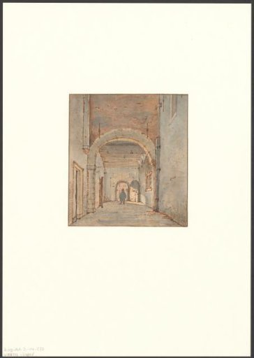 View of the Gate of the West India House