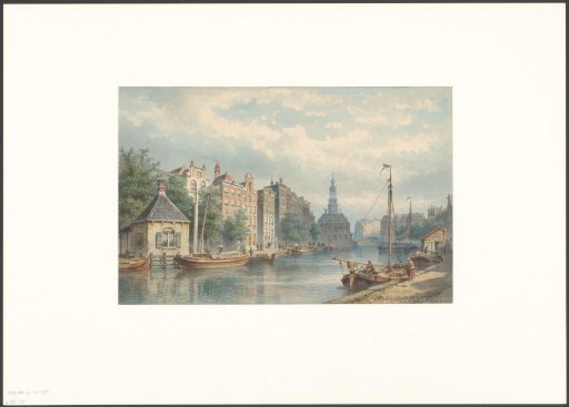 View of the Singel, looking towards the Munt