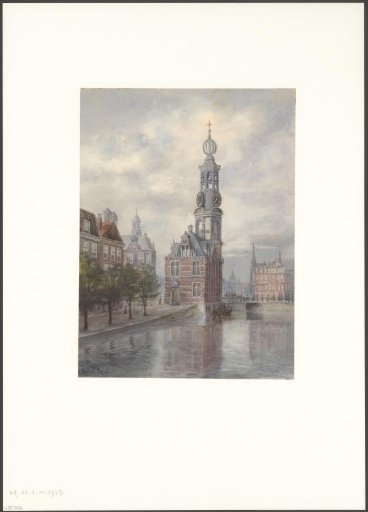 View of the Singel looking towards the Munt