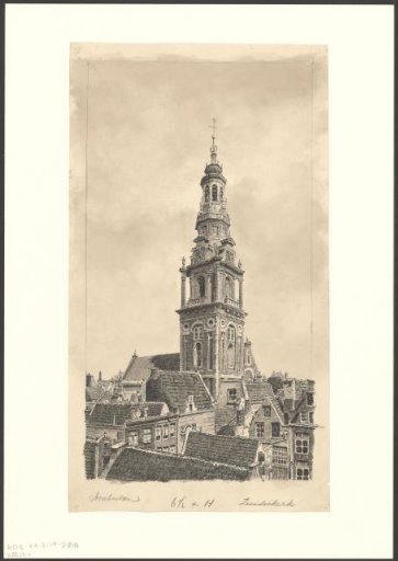 View of the Zuiderkerk tower