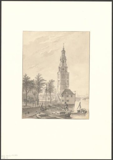 View of the Oudeschans and the Montelbaanstoren