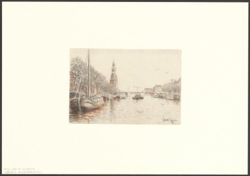 View of the Oudeschans looking towards the Montelbaanstoren