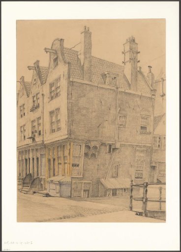 View of the Krom Boomssloot, corner Korte Dijkstraat