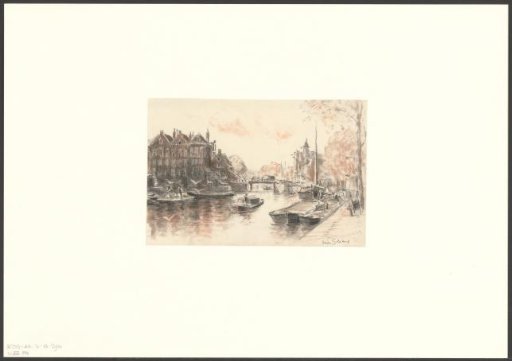 View of the Oudeschans looking towards the Sint Antoniesluis