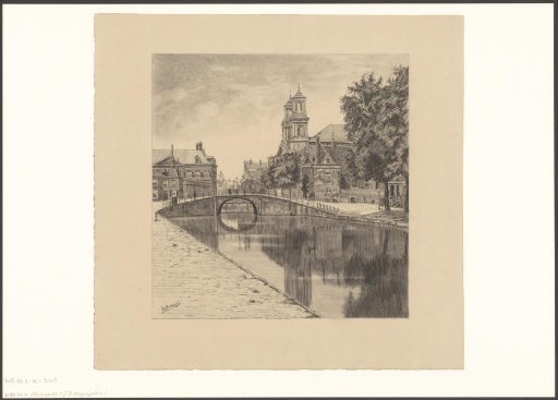View of the Deventer Houtmarkt, looking towards the Church of Moses and Aaron