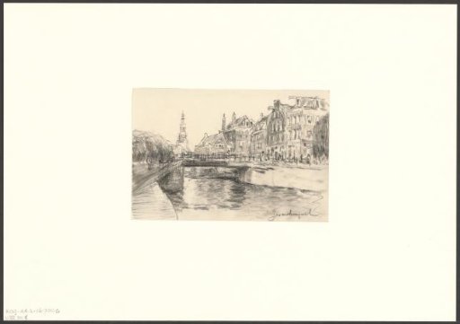 View of the Zwanenburgwal