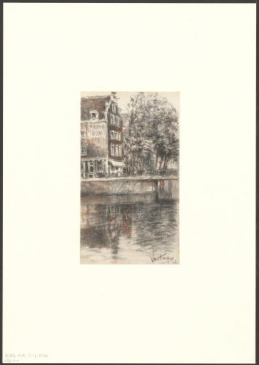 View of the Herengracht, Corner of Blauwburgwal