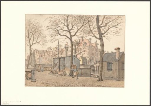 View of the Prinsengracht over the Lauriergracht