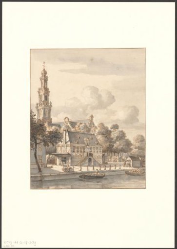 View of the Waag on the Westermarkt