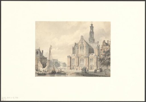 View of the Westerkerk from the Keizersgracht