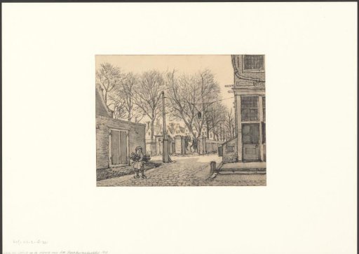View of the entrance to the Carthusian Cemetery on the Carthusian Street