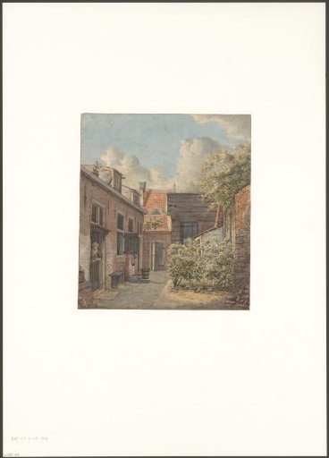 View of the Venetiae Hofje at Elandsstraat 106-108