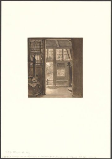 Entrance to the artist's dwelling