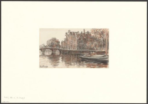 View of the Brouwersgracht, corner of the Prinsengracht