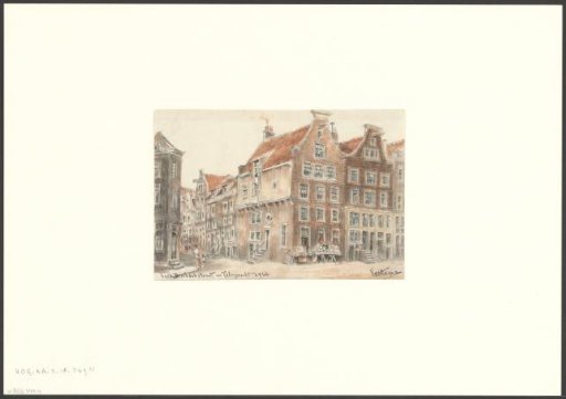 View of the Driehoekstraat and the Palmgracht