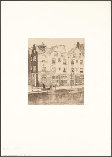 View of the Lijnbaansgracht, corner of the Rozenstraat
