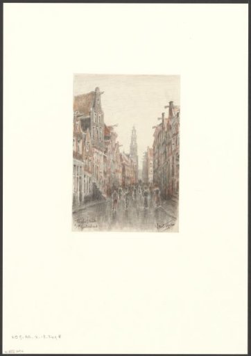 Gezicht op de Tichelstraat bij de Gieterstraat