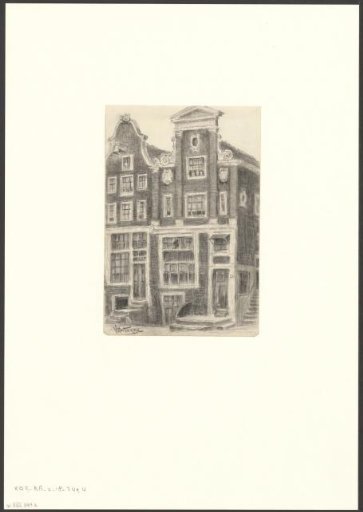 View of buildings along the Brouwersgracht