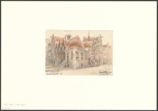 View of the Lindengracht, corner of Lijnbaansgracht