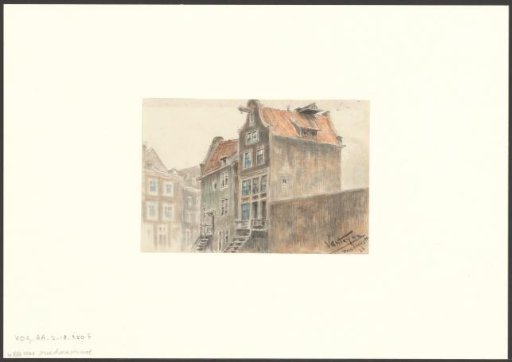 View of buildings on the Driehoekstraat