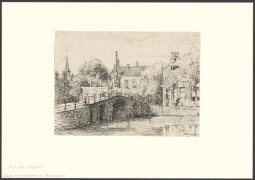 View of the Brouwersgracht viewed towards the Herenmarkt
