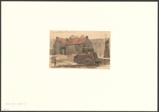 View of the yard 't Fortuin on the Prinseneiland