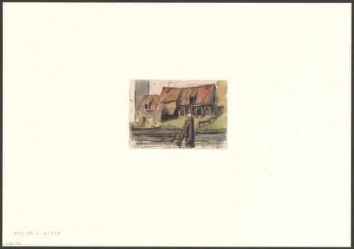 View of the shipyard at the Smallepadsgracht on the Prinseneiland