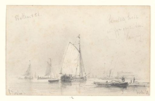 View of the IJ with Ships
