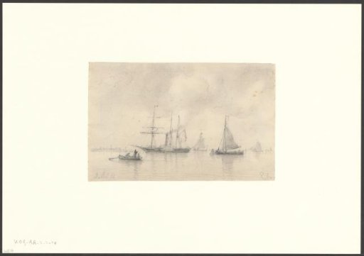 View of the IJ with Ships