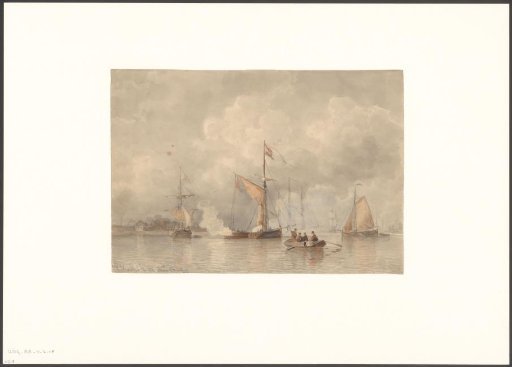 Salvoes on the IJ at the inauguration of King William III