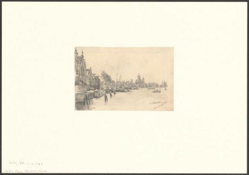View of the Prins Hendrikkade