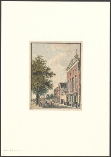 View of the Roman Catholic Church "De Pool" on the Prins Hendrikkade