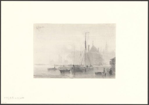 View of the IJ with Ships