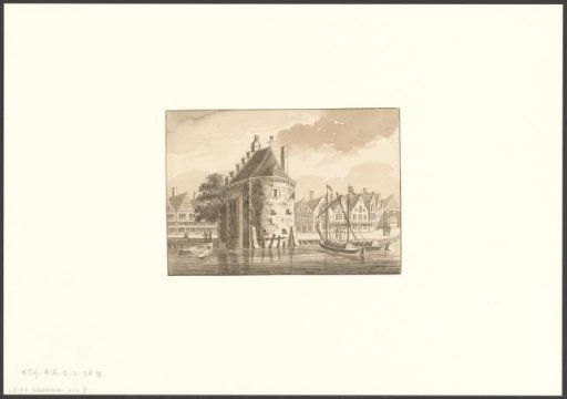 View of the watchtower on the IJ