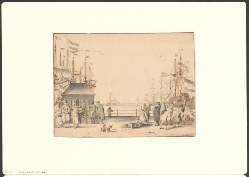 View of the Nieuwe Stadsherberg in the IJ