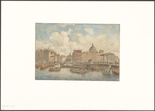 View of the Haringpakkerij, corner of the Martelaarsgracht