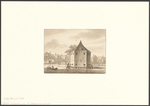 View of the watchtower at the Spaarndammerhoofd